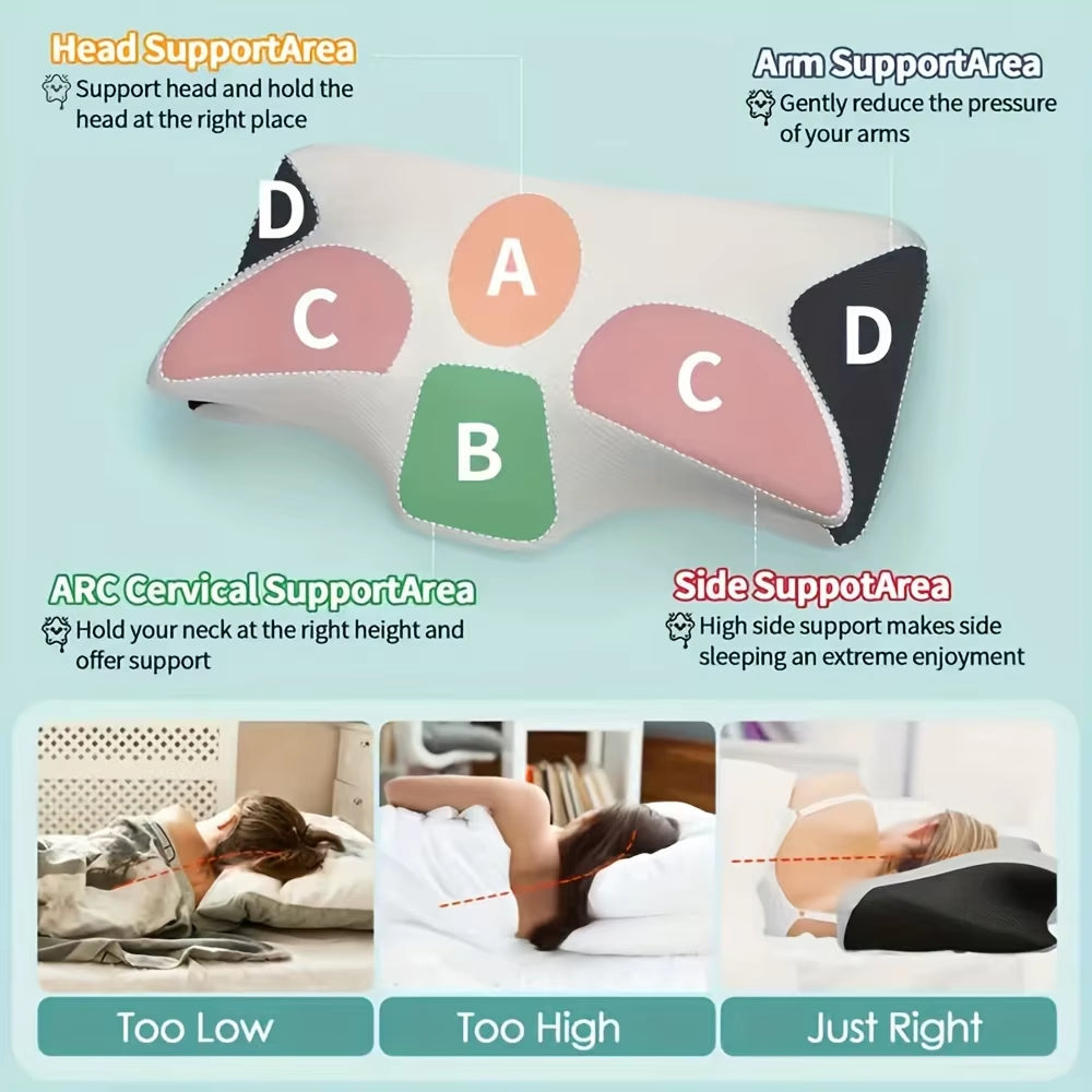 Premium Butterfly Sleep Pillow – Wake Up Rested & Energized