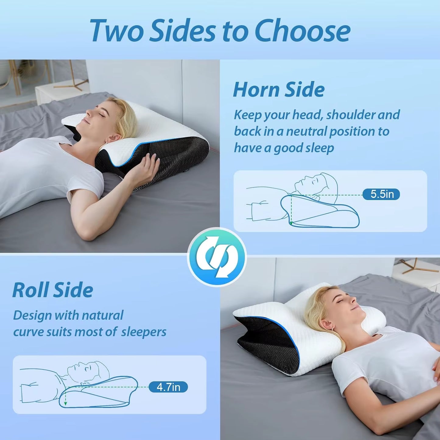 Premium Butterfly Sleep Pillow – Wake Up Rested & Energized