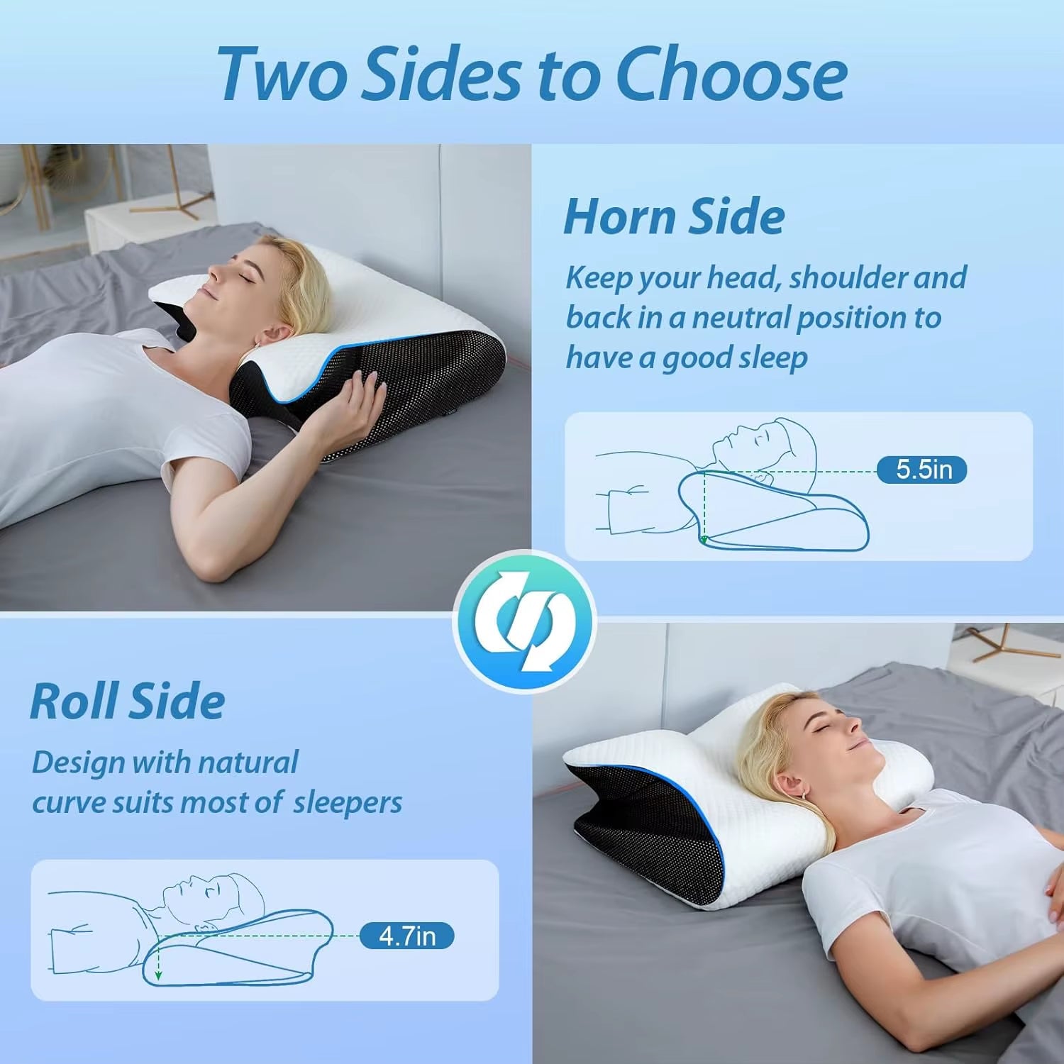 Premium Butterfly Sleep Pillow – Wake Up Rested & Energized